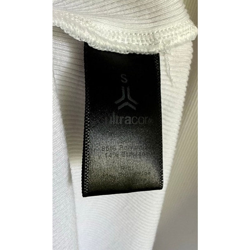 Ultracor Dress Small S White Ribbed Tank Maxi Midi Sleeveless Muscle Tee EUC