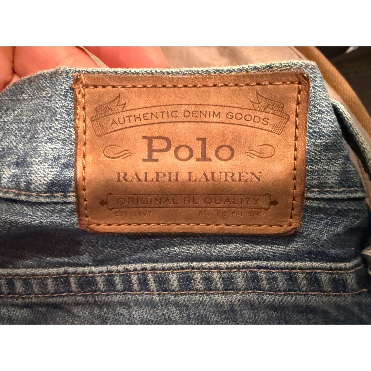 Polo Ralph Lauren Hampton Relaxed Straight Jeans - 34/32 - EUC