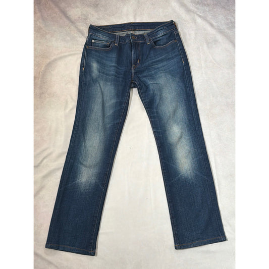 Denim & Supply Ralph Lauren Straight Leg Jeans Size 5 / 28 Medium Wash Flag Patch