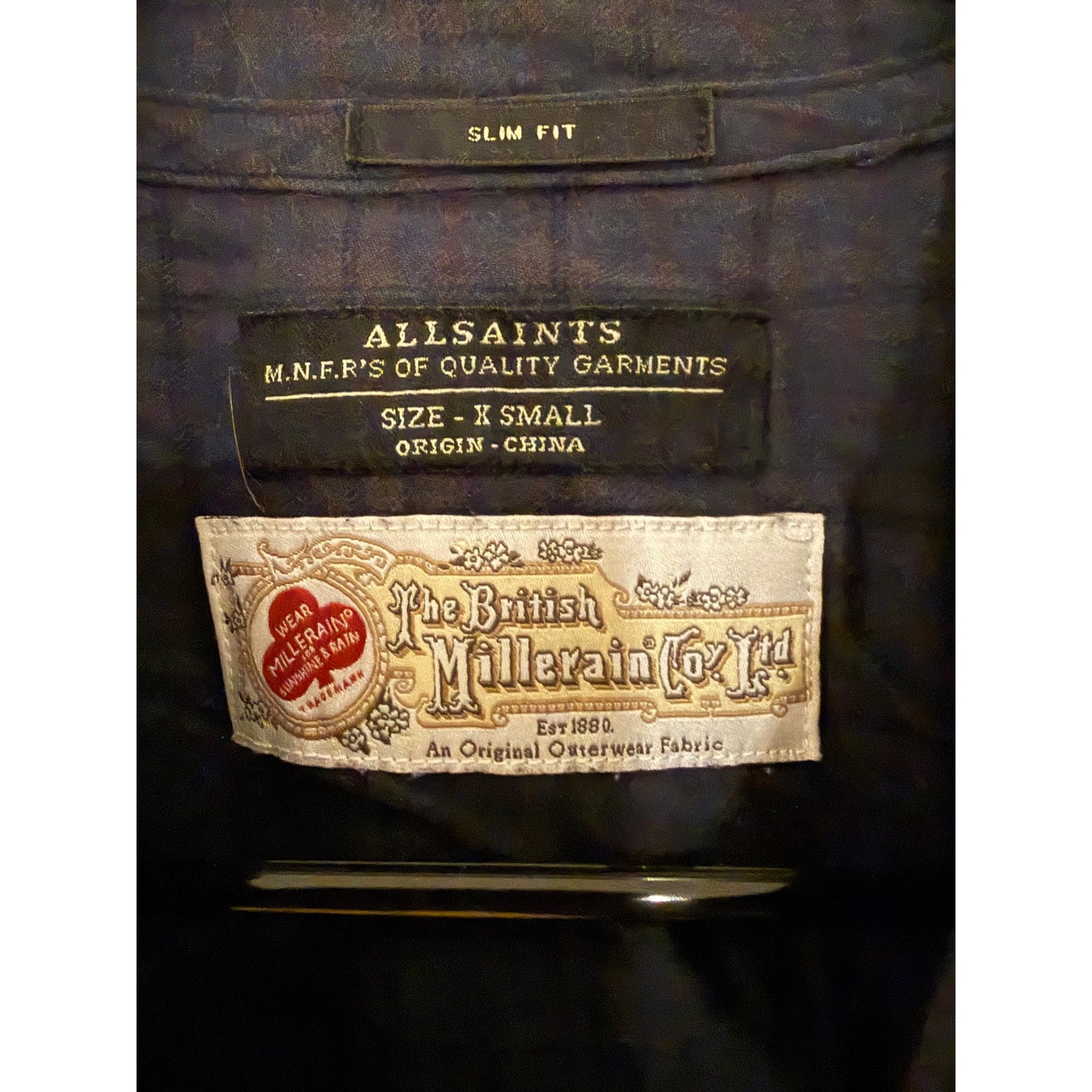 All Saints Millerain Special Edition Button Down Men's X-Small
