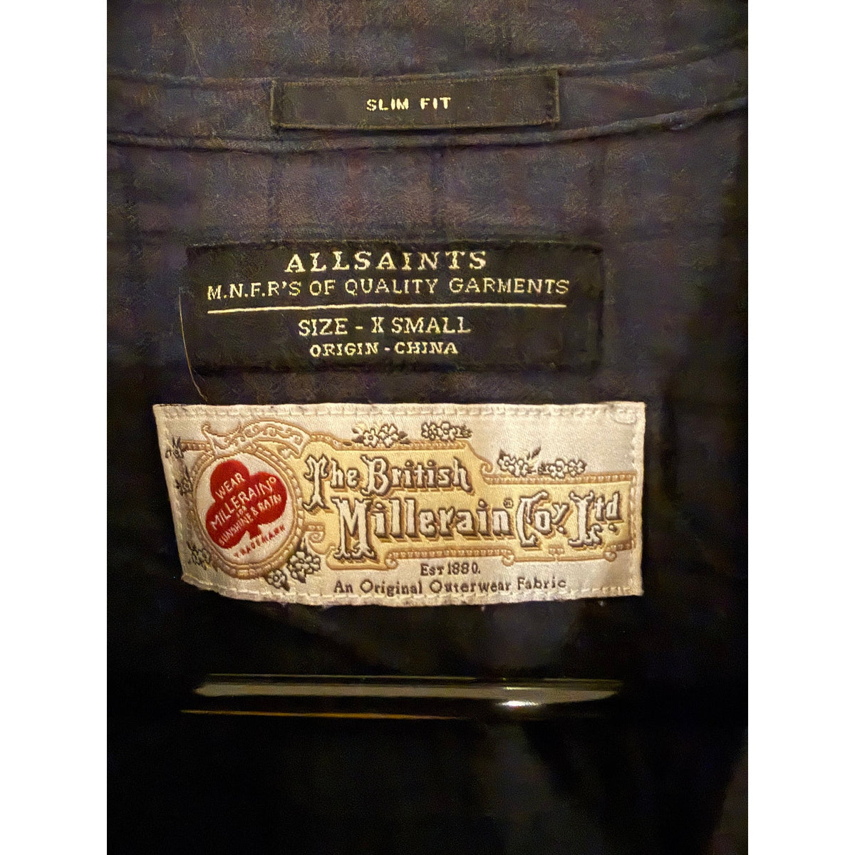 All Saints Millerain Special Edition Button Down Men's X-Small