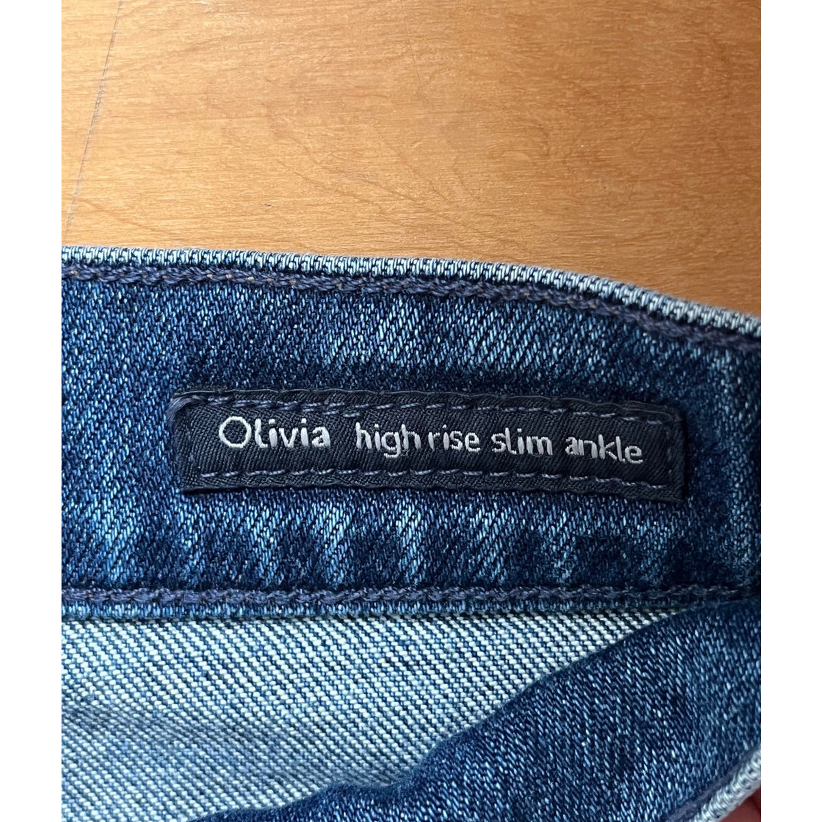 Citizens of Humanity Olivia High Rise Slim Ankle Jeans Size 24 Frayed Hem EUC