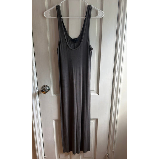 Twenty Gray Ribbed Tank Maxi Dress Size Large