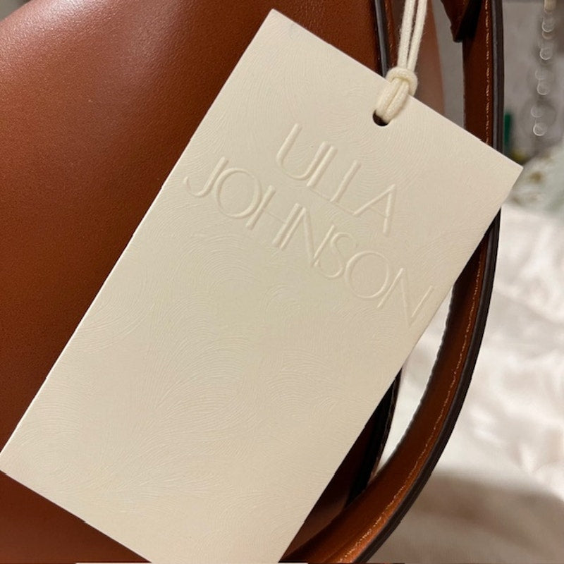 Ulla Johnson Twyla Crescent bag Cigar color