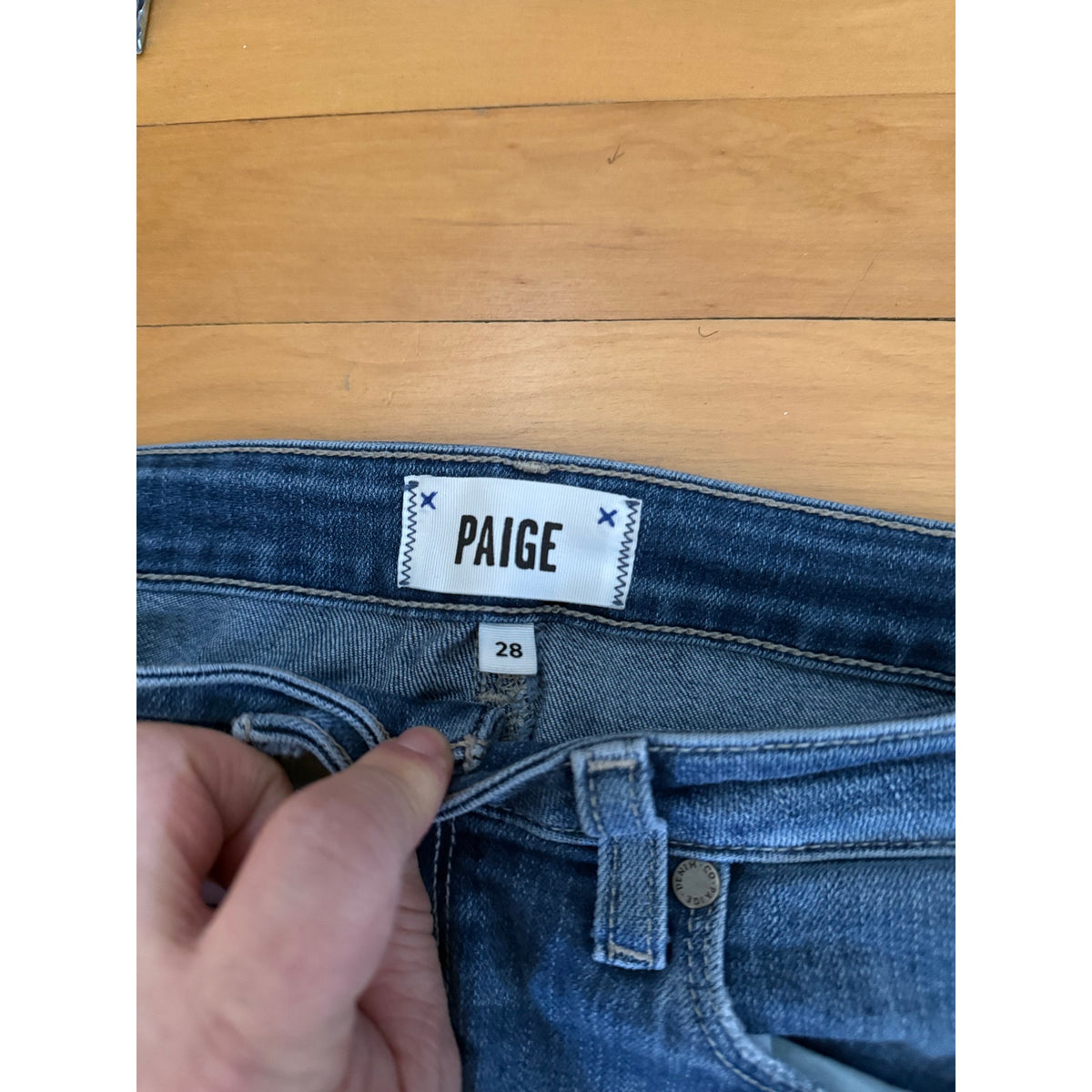 Paige Blue Jeans Huxton Slim Crop Size 25 - Excellent Condition