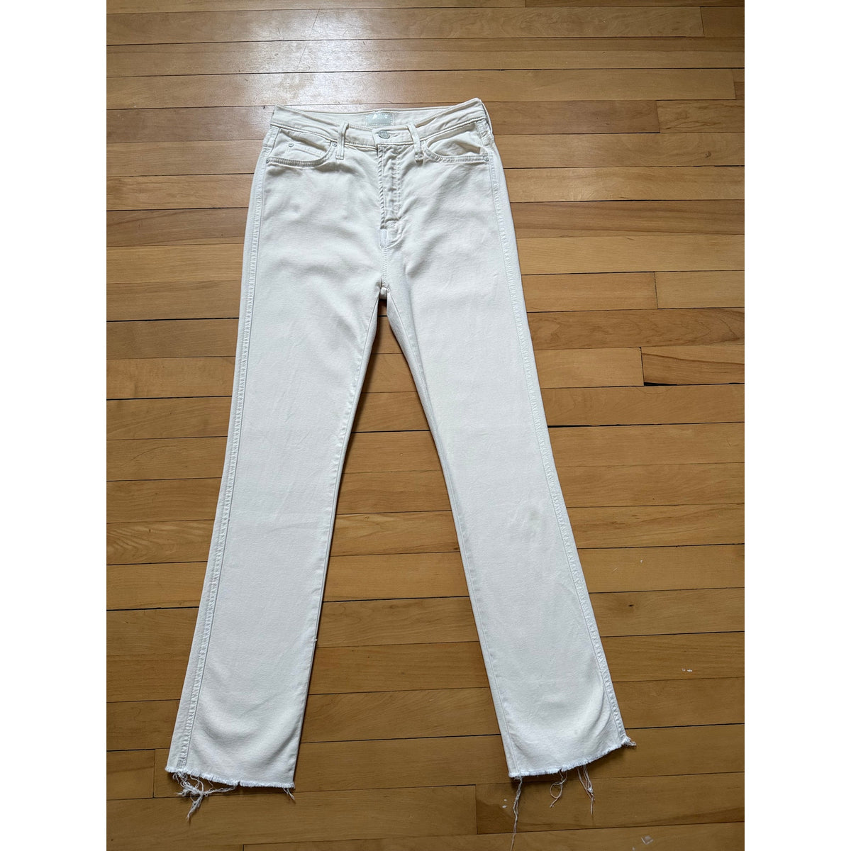 MOTHER The High Waisted Rascal Ankle Fray Size 25 | EUC