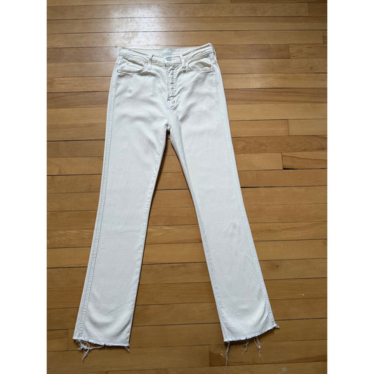 MOTHER The High Waisted Rascal Ankle Fray Size 25 | EUC