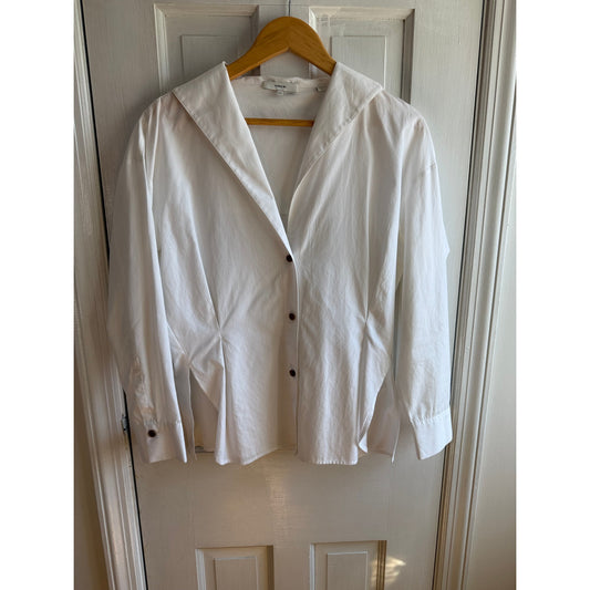 Vince Off-White Shrunken Blazer - Size XS - EUC Minimalist Chic Workwear