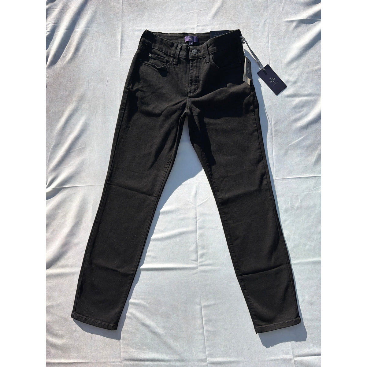 NYDJ Size 0 Black Ankle Mid Rise Jeans