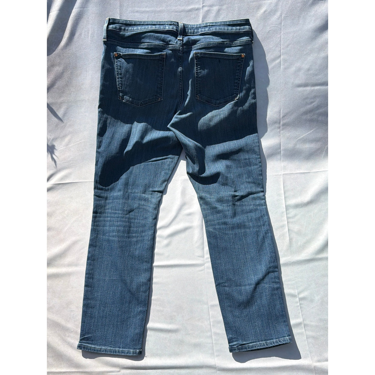Pilcro Size 32 High Rise Straight Leg Blue Jean