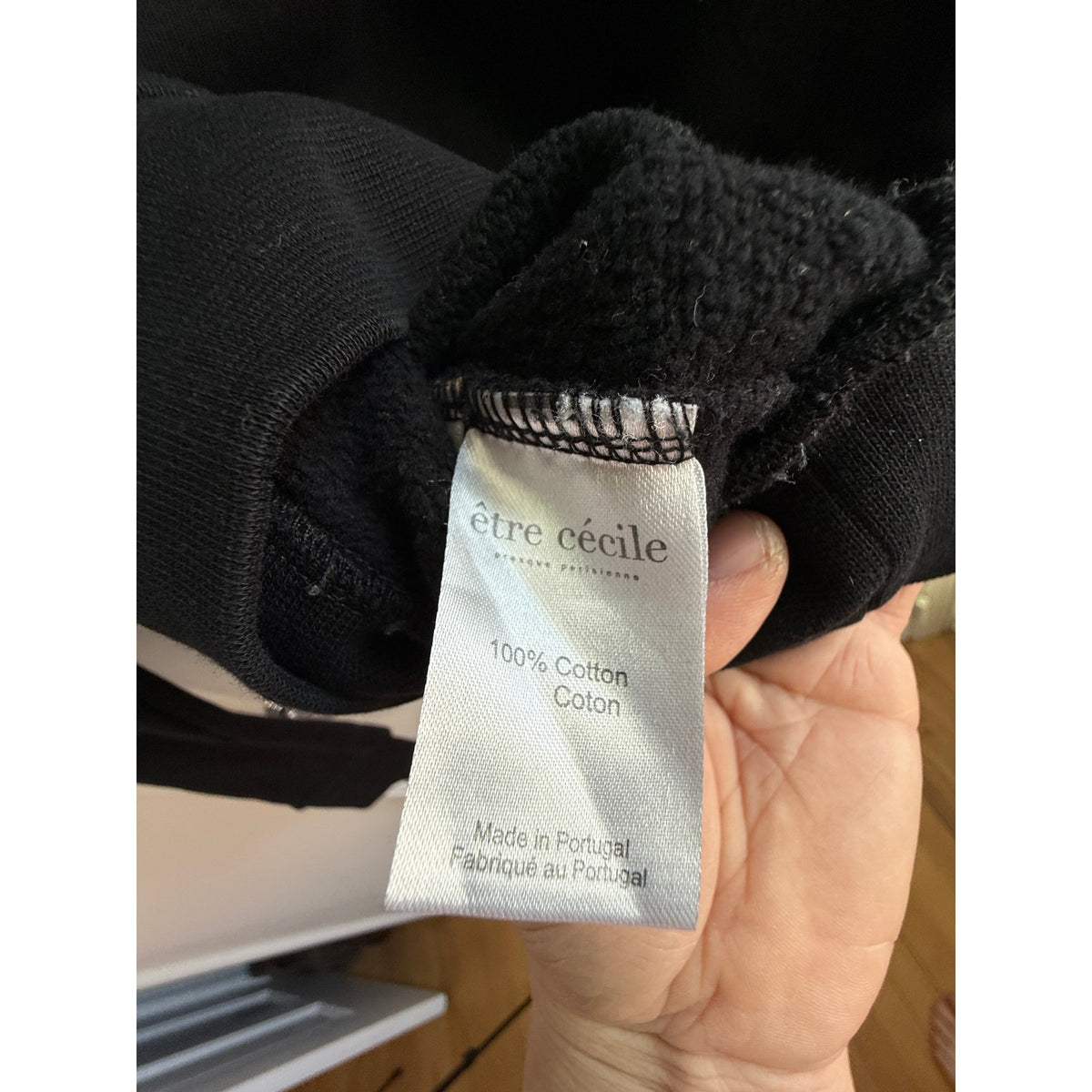 Être Cécile "Phone Home" Graphic Sweatshirt - Black - Petite/Small