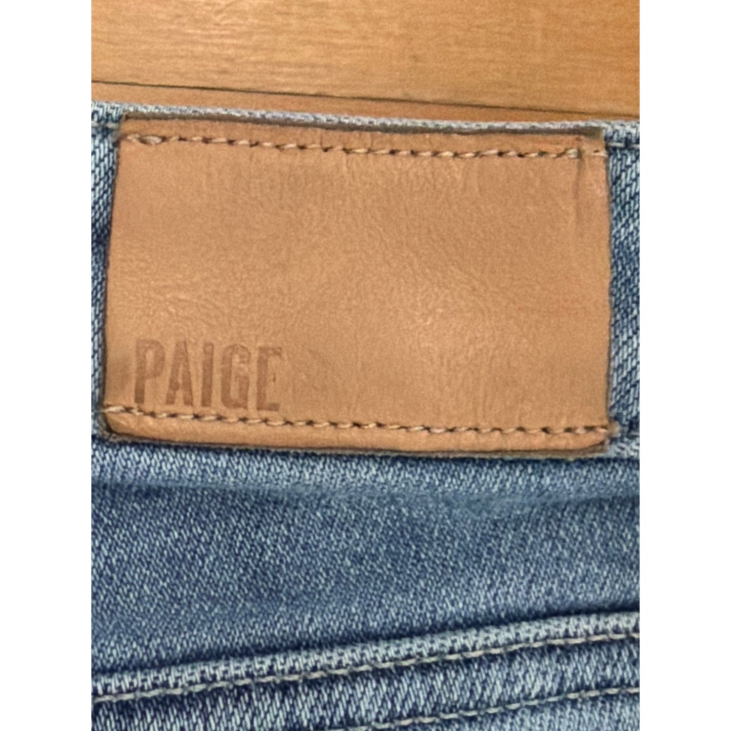 Paige Size 30 Cindy Style Light Wash Ripped Midrise Jean