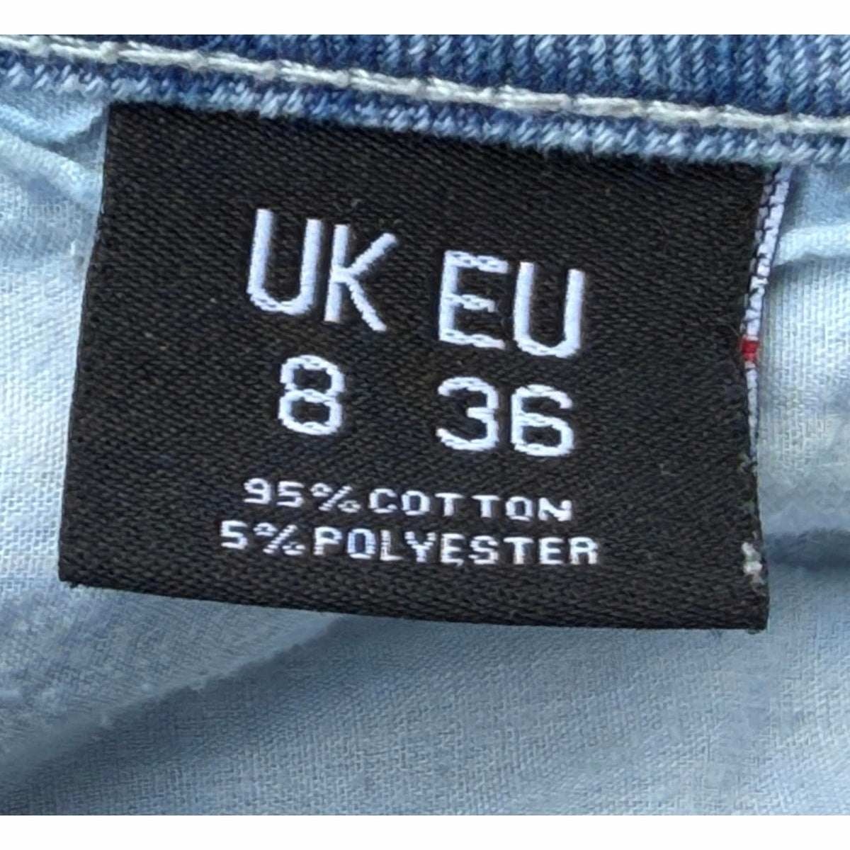 Nasty Gal Acid Wash High Waisted Mom Jeans Size UK 8 EU 36