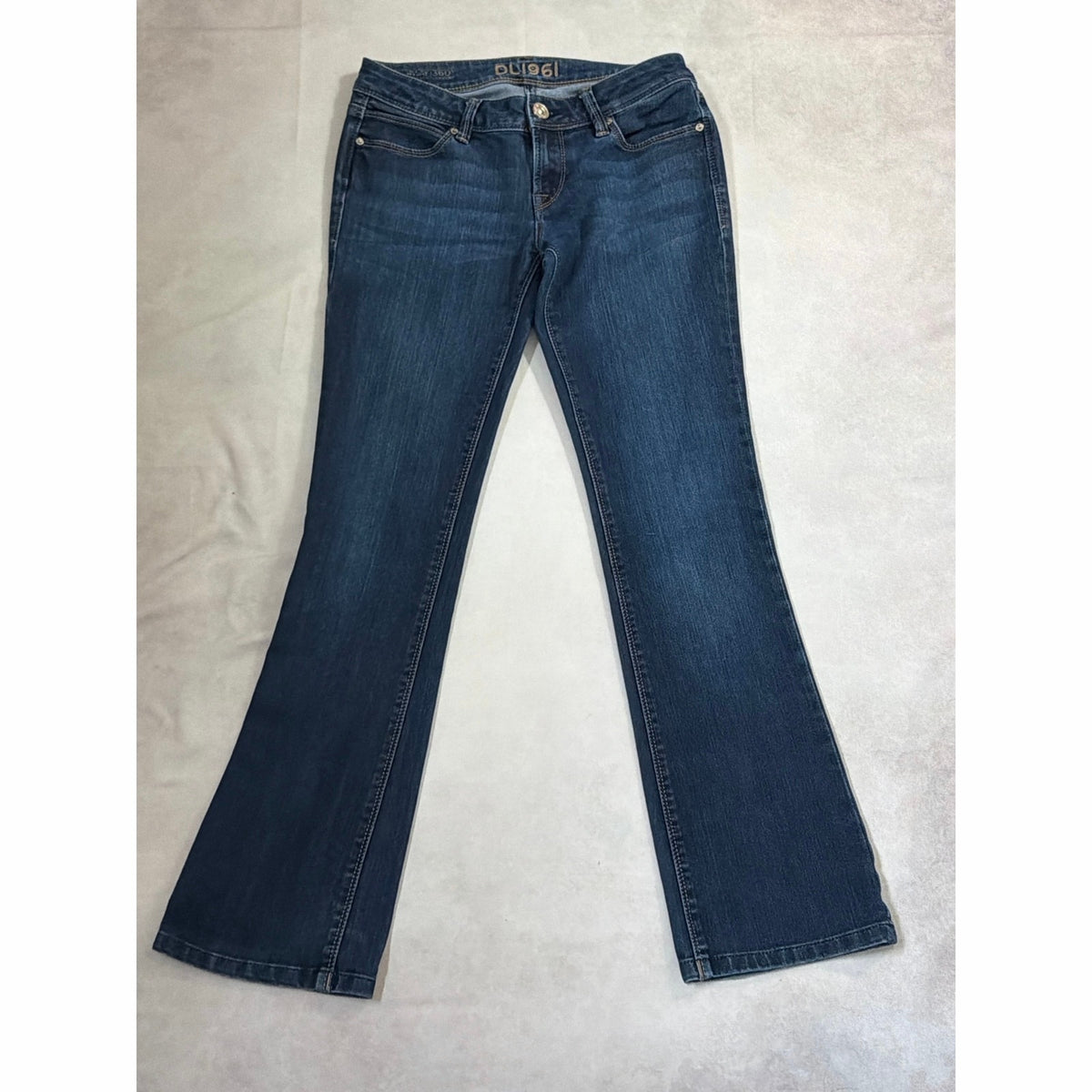 DL1961 Cindy Petite Slim Bootcut Jeans Size 27 Dark Wash Low Rise