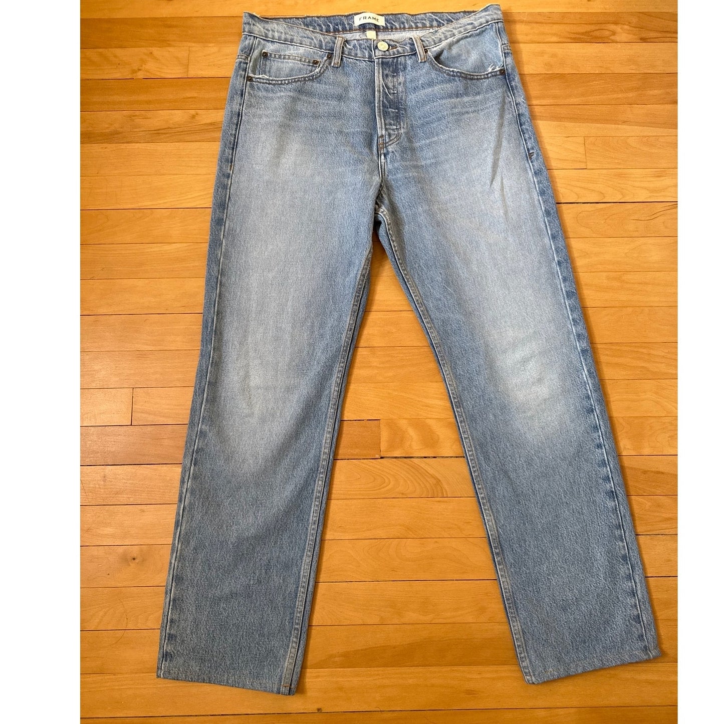 Frame Size 32 Le High Straight Leg Jeans