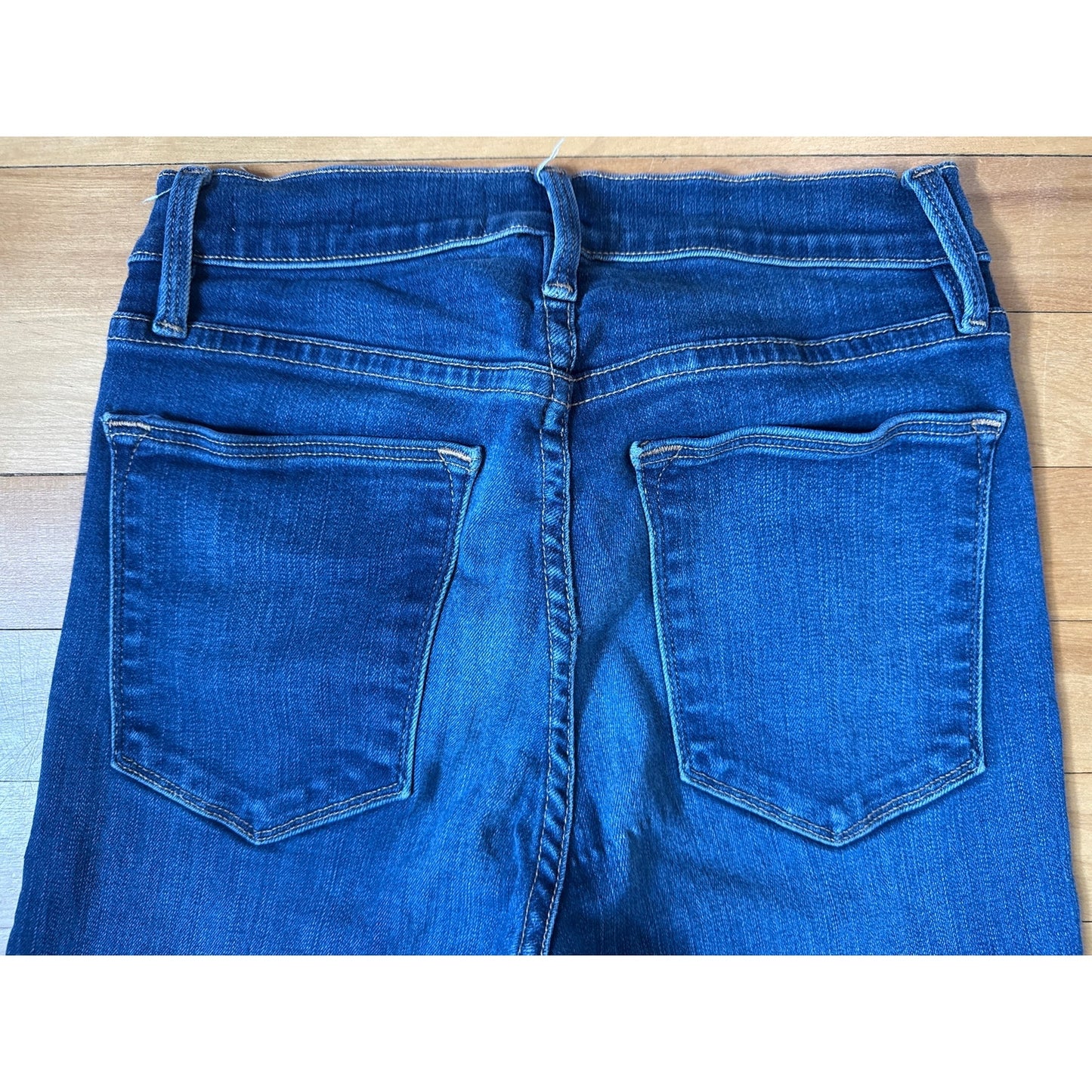 Frame Le High Skinny Jeans Size 26 Columbia Road Dark Wash Stretch Premium EUC