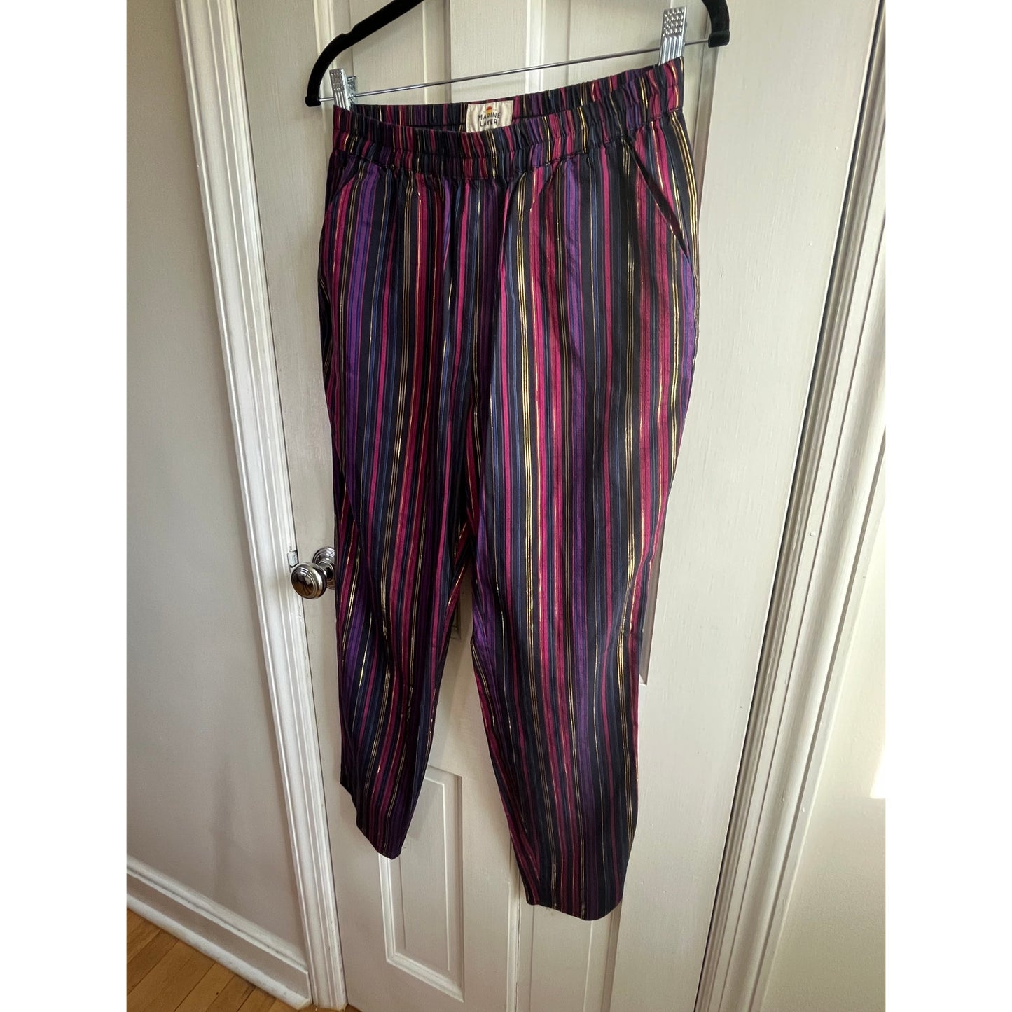 ✨ Marine Layer Allison Pant | Lurex Metallic Stripe XS ✨