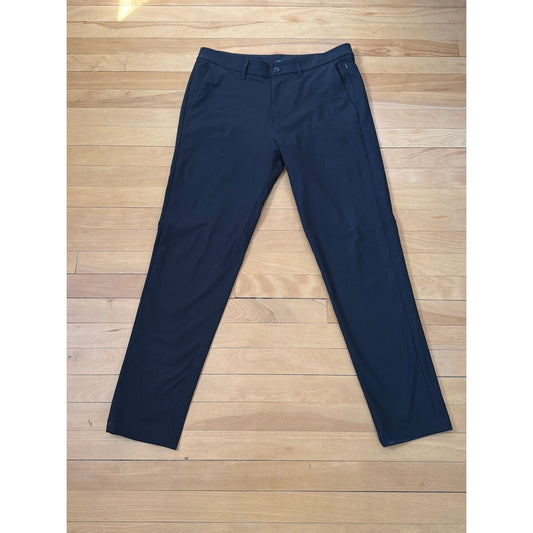 Lululemon Size 32 Slim Fit Black Trousers
