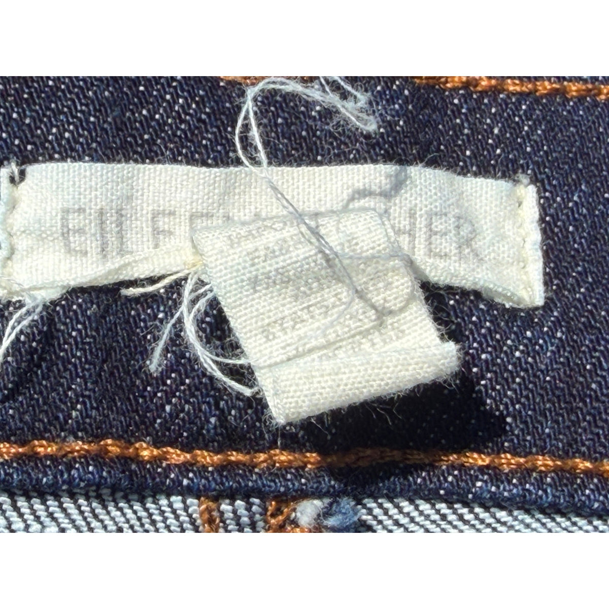 Eileen Fisher Dark Wash Stretch Ankle Slim Jeans Size 12