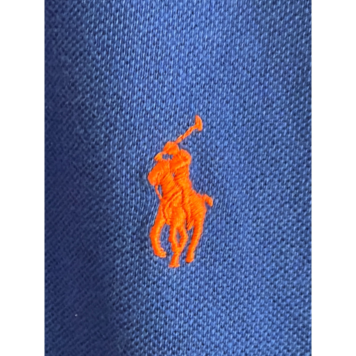 Polo Ralph Lauren Polo Blue Shirt Men's Orange Pony Large