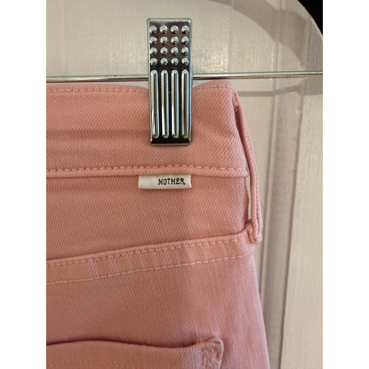 Mother Jeans Pink Mid-Rise Dazzler Ankle - Size 25