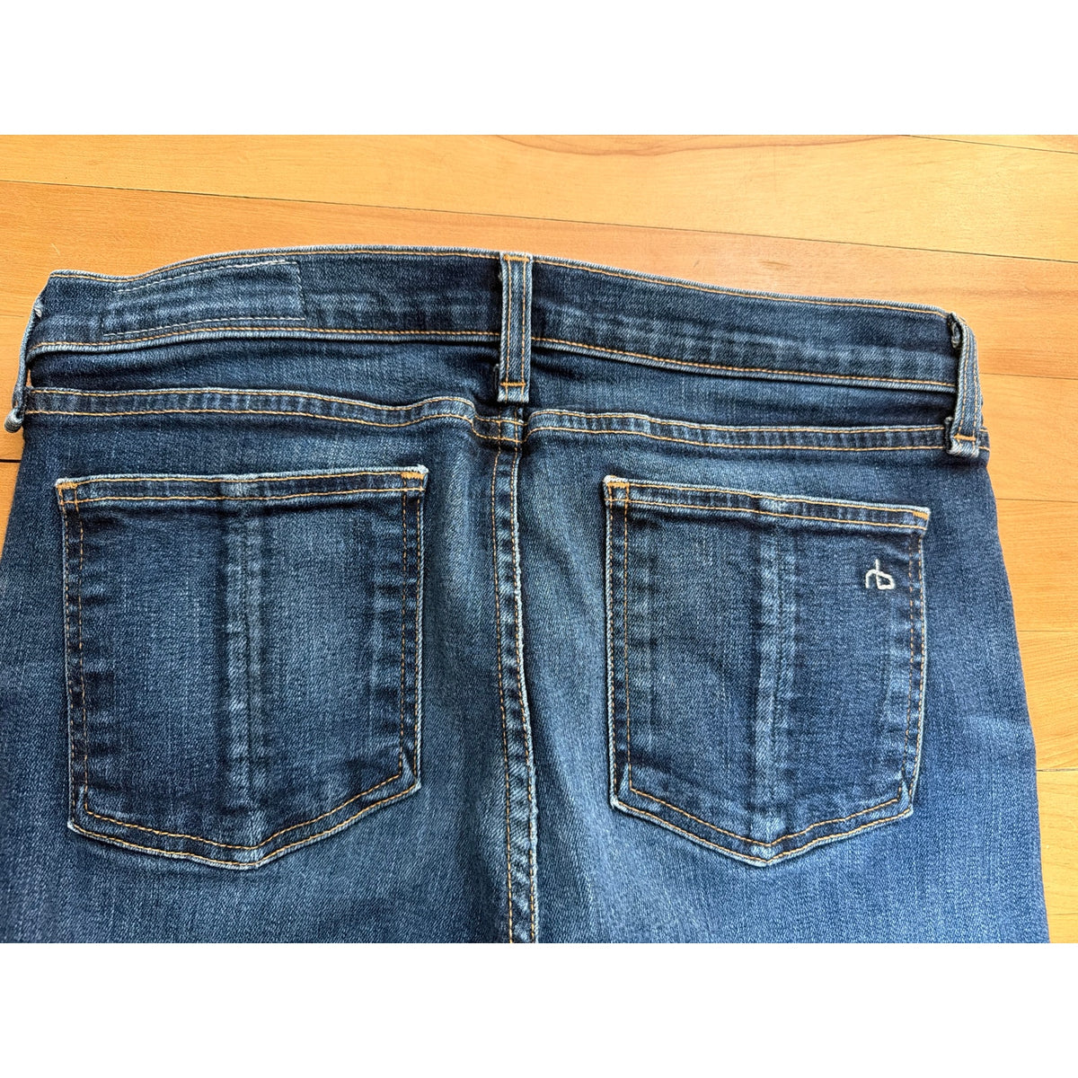 Rag & Bone Size 30 Skinny Dark Wash Low Rise Jean