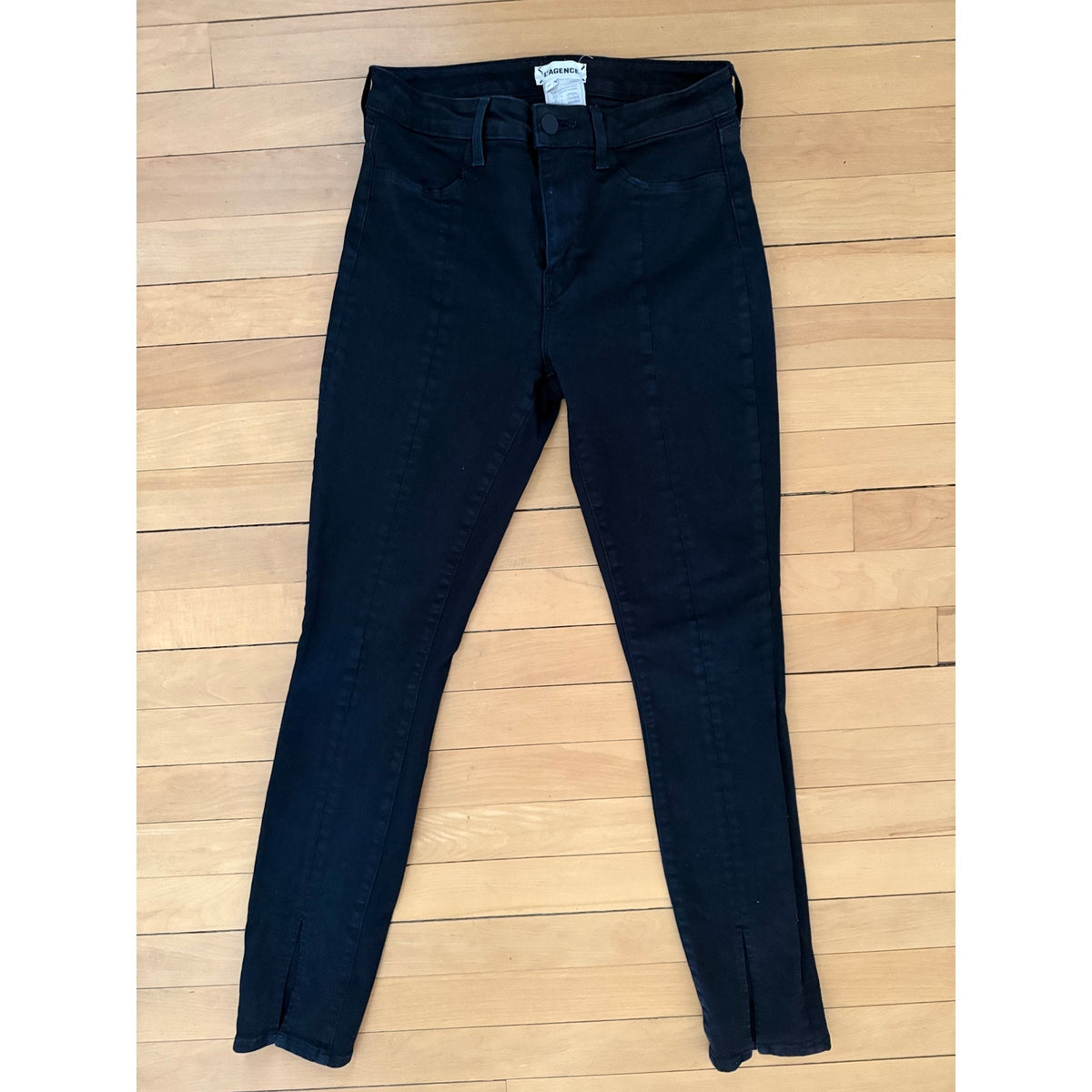 L'AGENCE Jyothi High Rise Split Ankle Coated Jeans - 27 - EUC