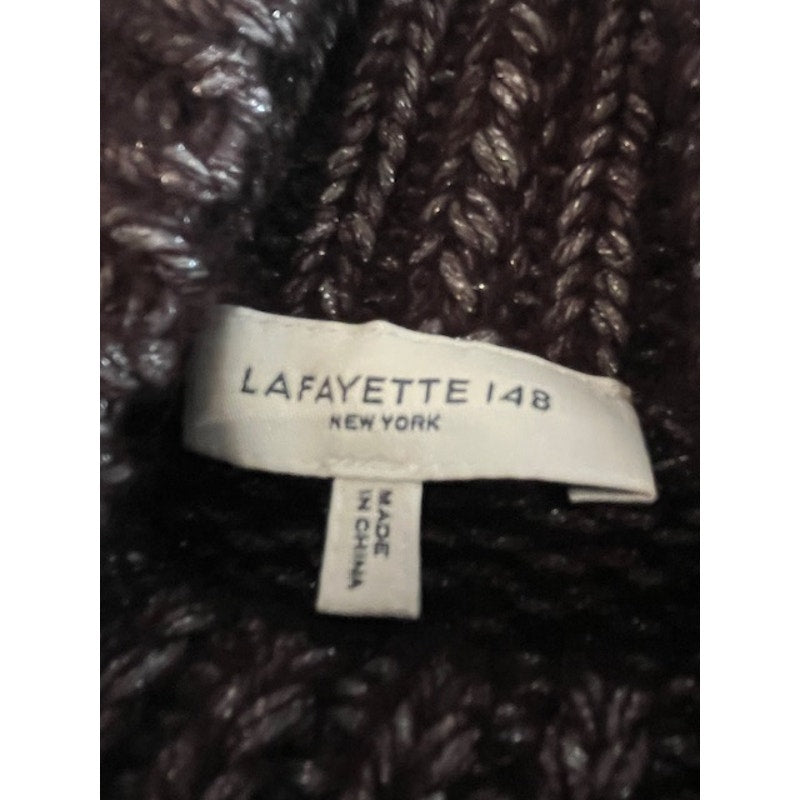 Lafayette 148 - Shimmer Knit Cashmere Turtleneck Sweater XS