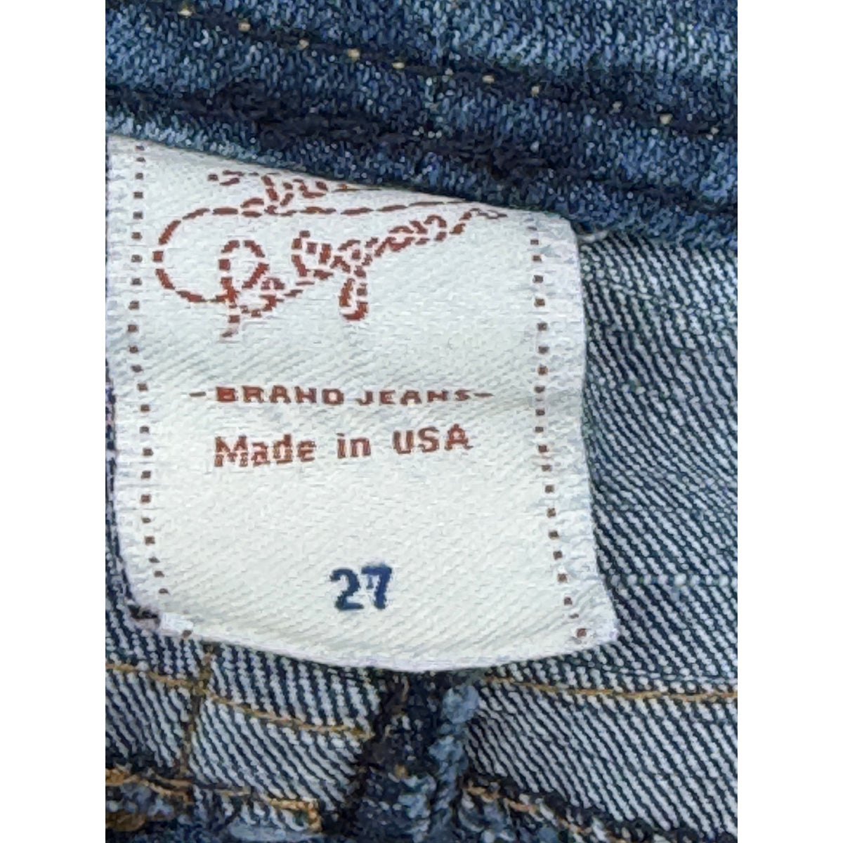 Vintage True Religion Joey Low Rise Straight Jeans Size 27 Made in USA