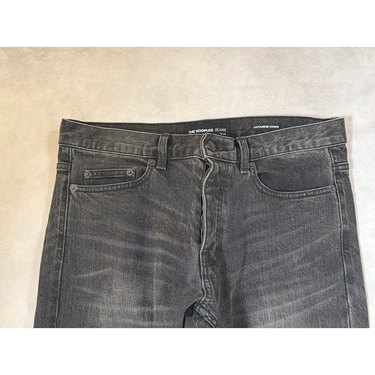 The Kooples Japanese Men's Denim Black Skinny Size 29 Jeans
