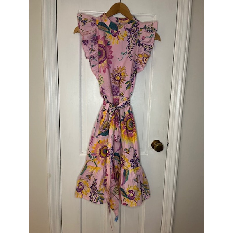 Banjanan BulBul Spring Floral Pink Dress - Size Small