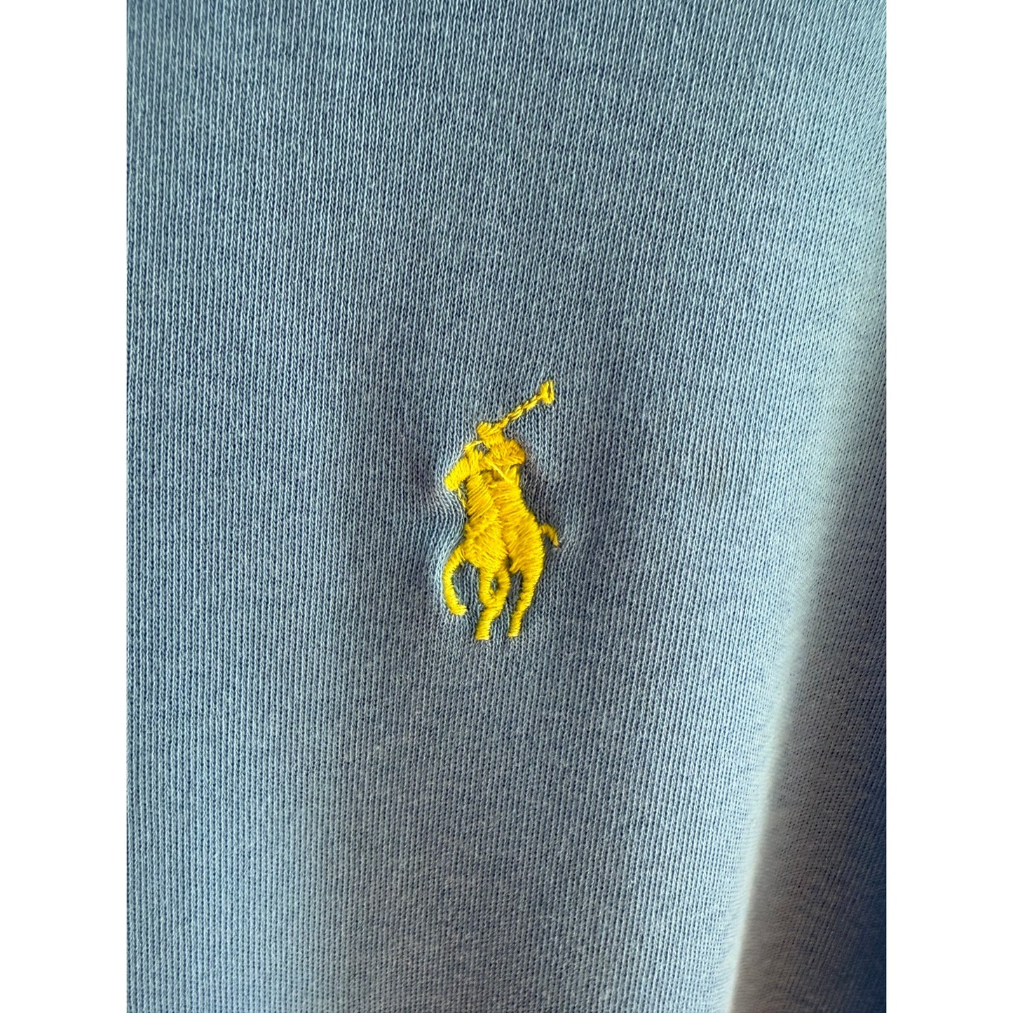 Polo Ralph Lauren Light Blue Polo Shirt Men's Gold Pony Medium