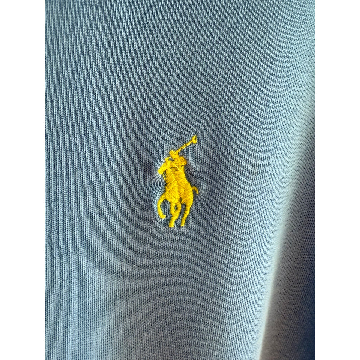 Polo Ralph Lauren Light Blue Polo Shirt Men's Gold Pony Medium