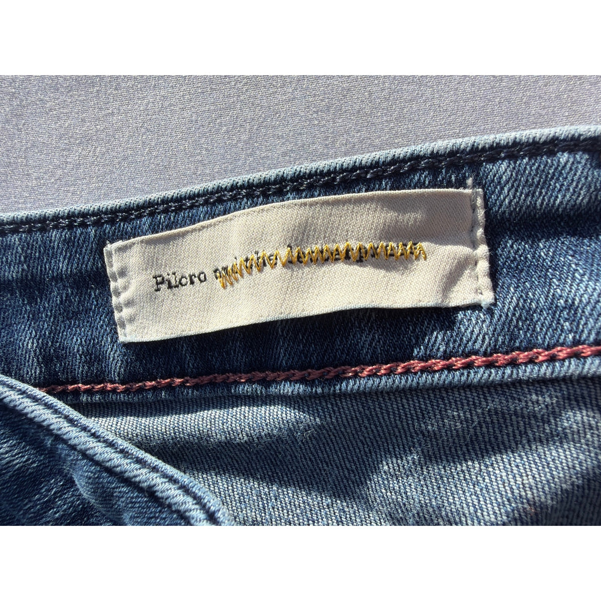 Pilcro Size 32 High Rise Straight Leg Blue Jean