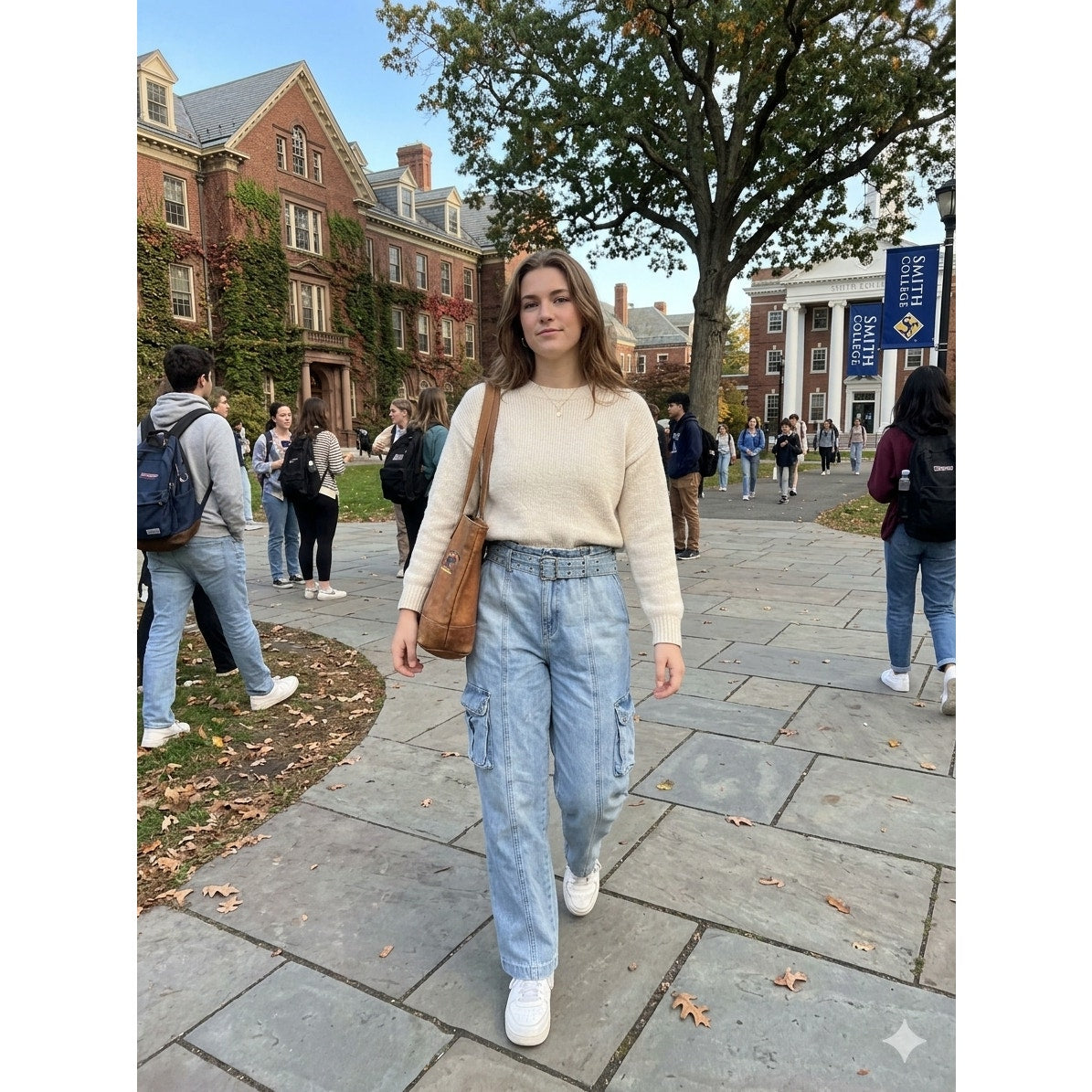 BLANKNYC Self Belted Cargo Denim Jeans Steal The Show 26 EUC