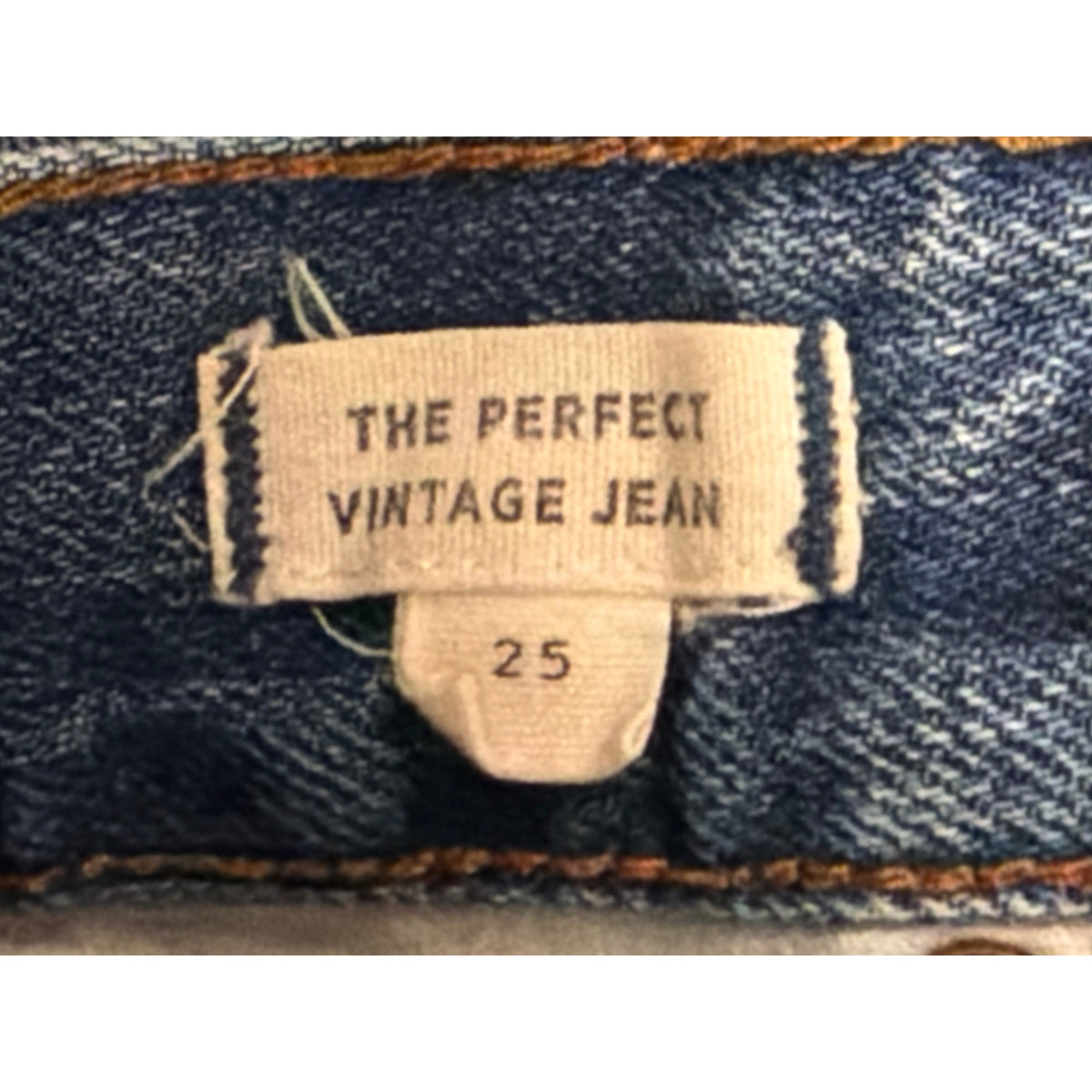 Madewell Size 26 The Perfect Vintage Distressed Jean