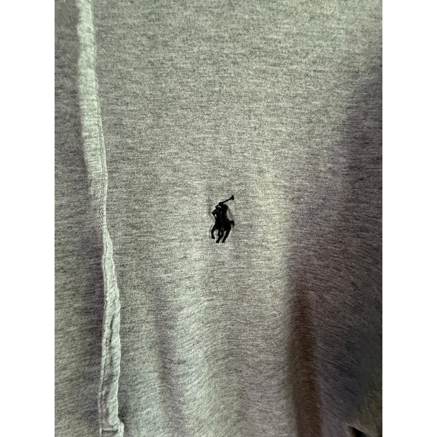 Ralph Lauren Polo Grey T-shirt Hoodie Size Medium EUC