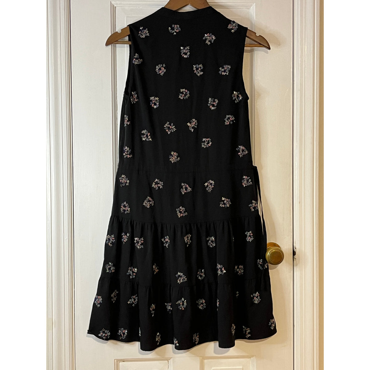 ✨ RARE AllSaints Embellished Beaded Anouk Lin Dress Sz 4