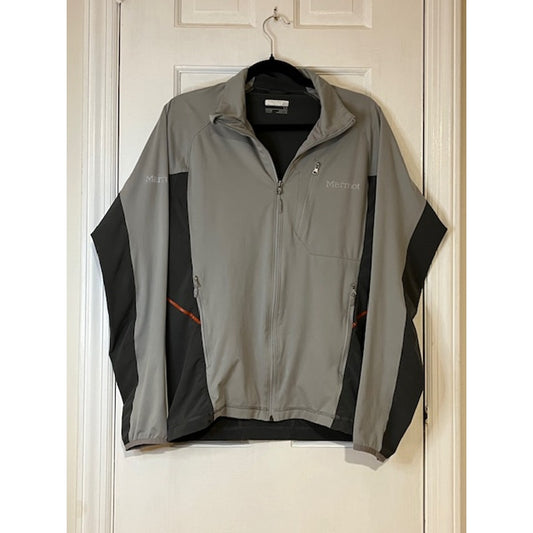 Marmot Silver with Red Piping Baselayer Pullover, High End Gear, - Sz Small