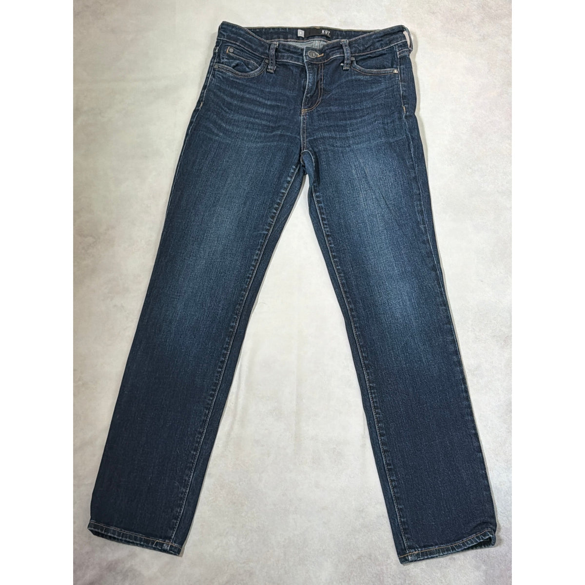 Kut Size 4 Dark Wash Cathrine Style Boyfriend Cut Jeans