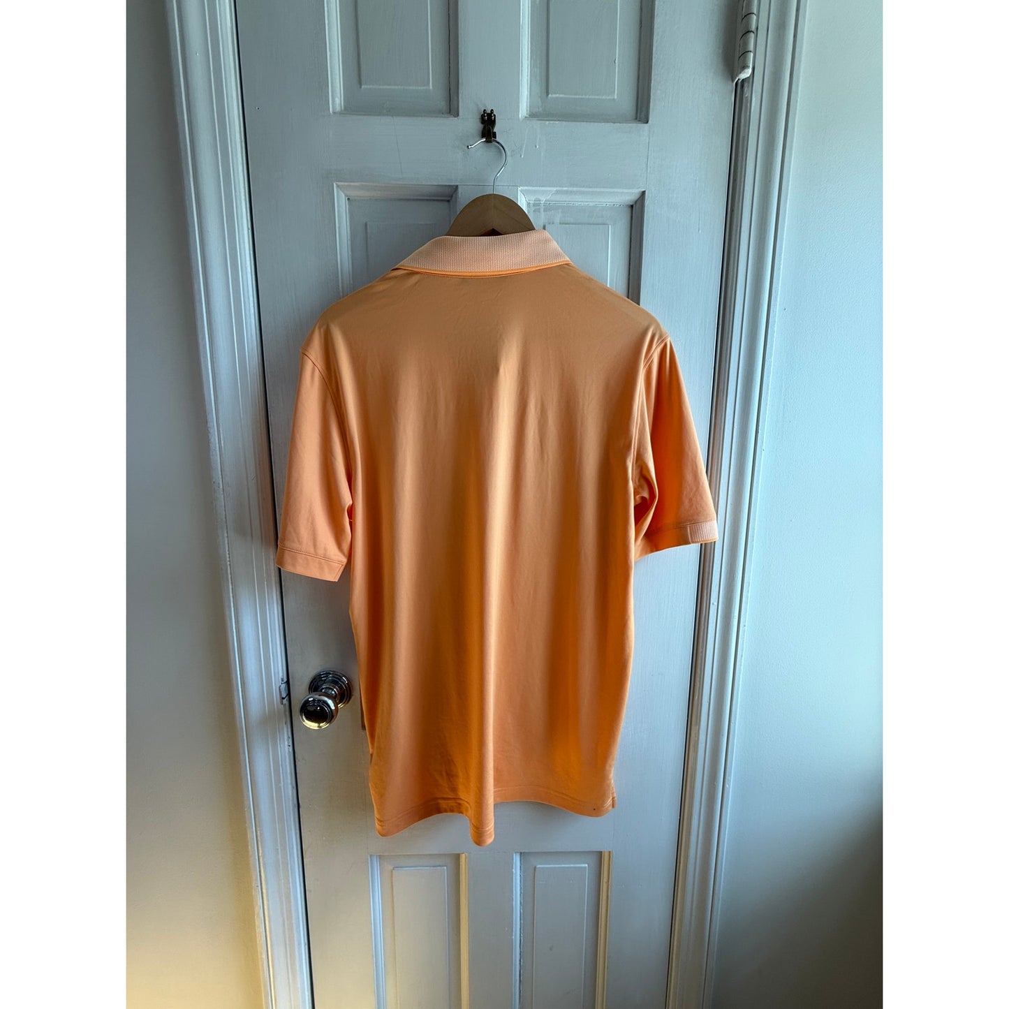 Levelwear Orange Golf Polo Shirt Size Medium NWT