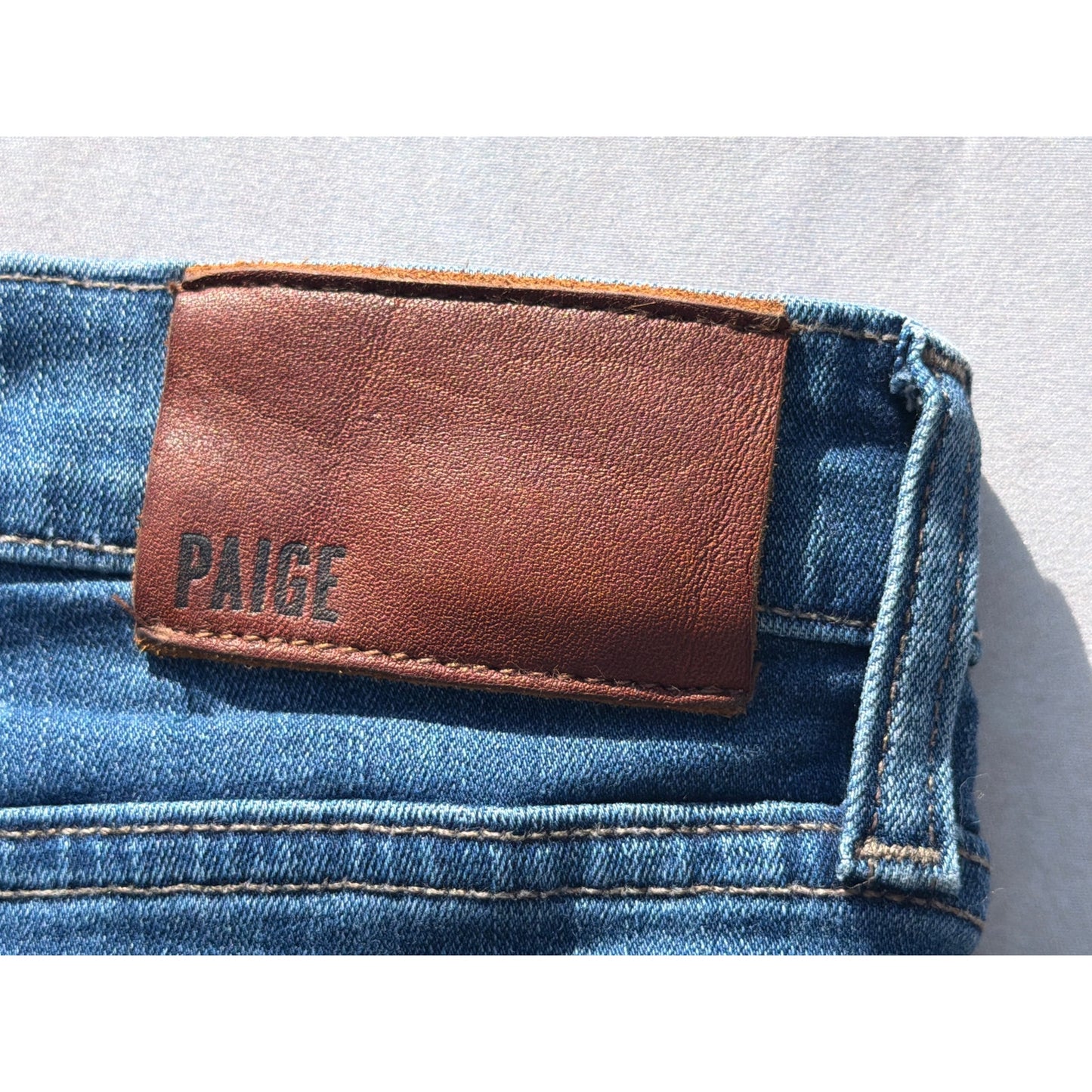 Paige Size 42 Federal Style Dark Wash Mid Rise Bootcut Jean