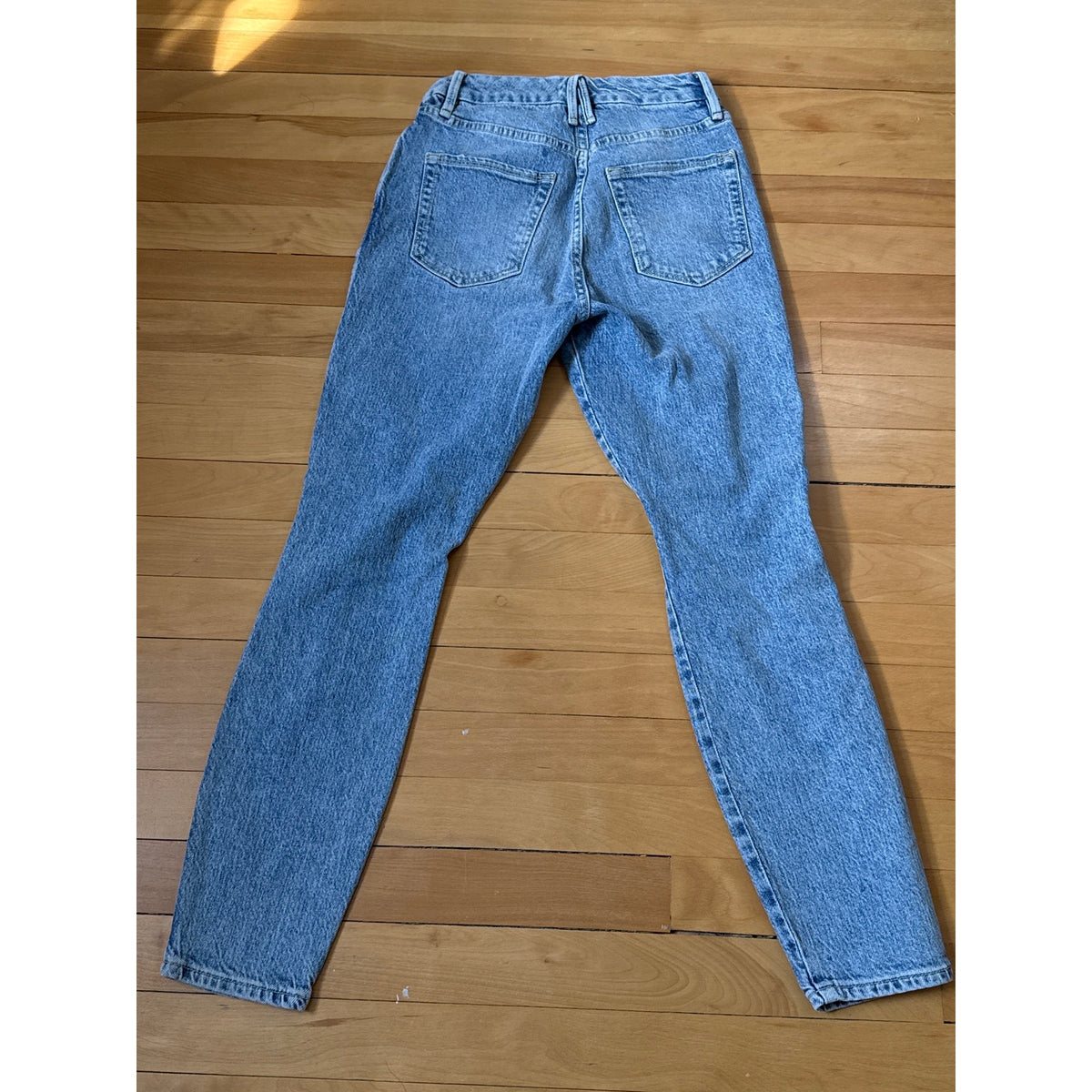 Good American Good Classic Slim Jeans Light Wash 0/25 EUC