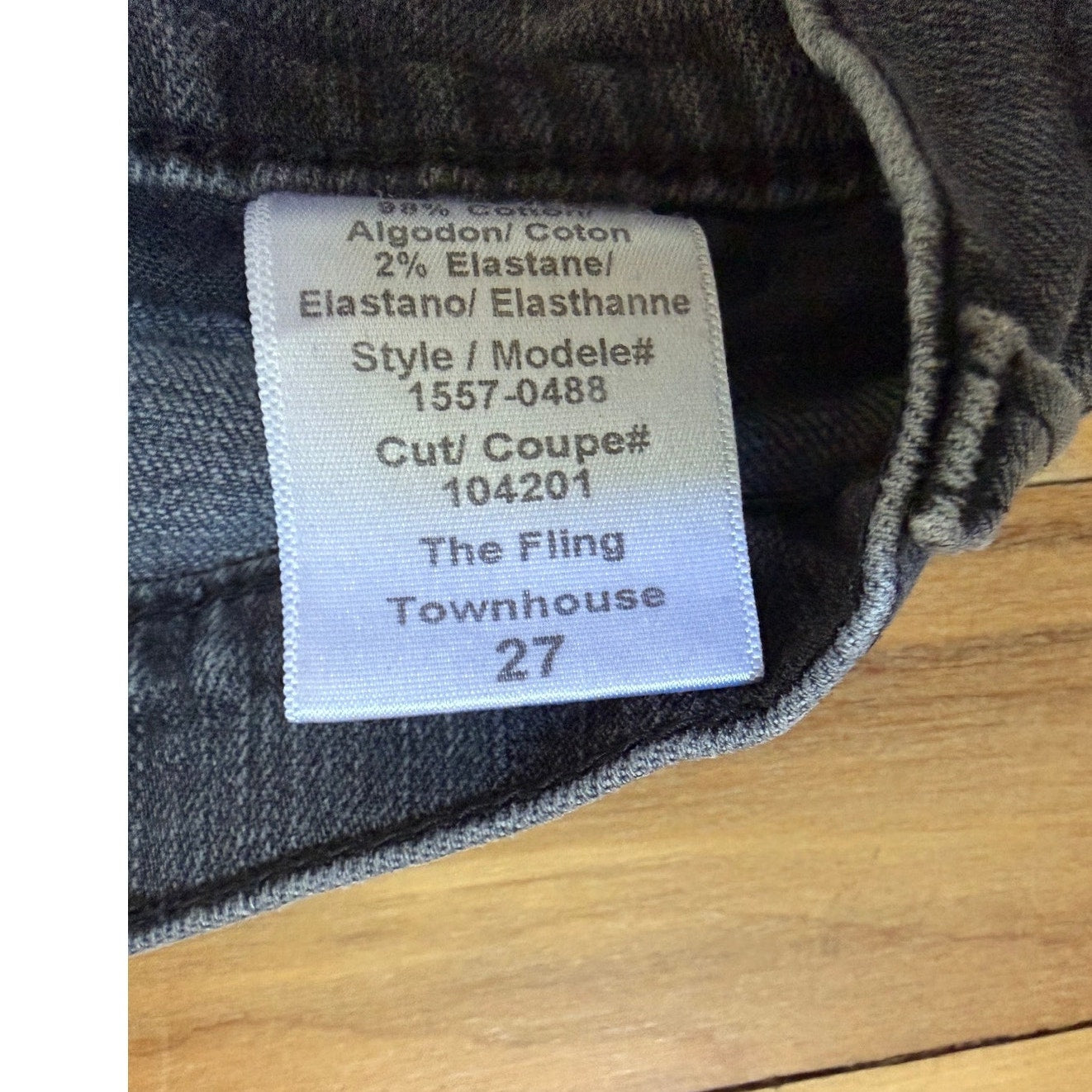 Vintage Current Elliott  Jeans Size 27 Gray Slim Boyfriend  EUC