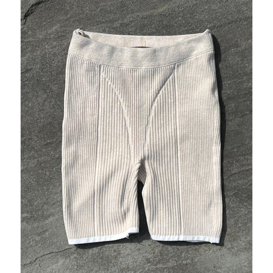 Nike x Jacquemus Ribbed Knit Tights Size XS Sand Beige EUC