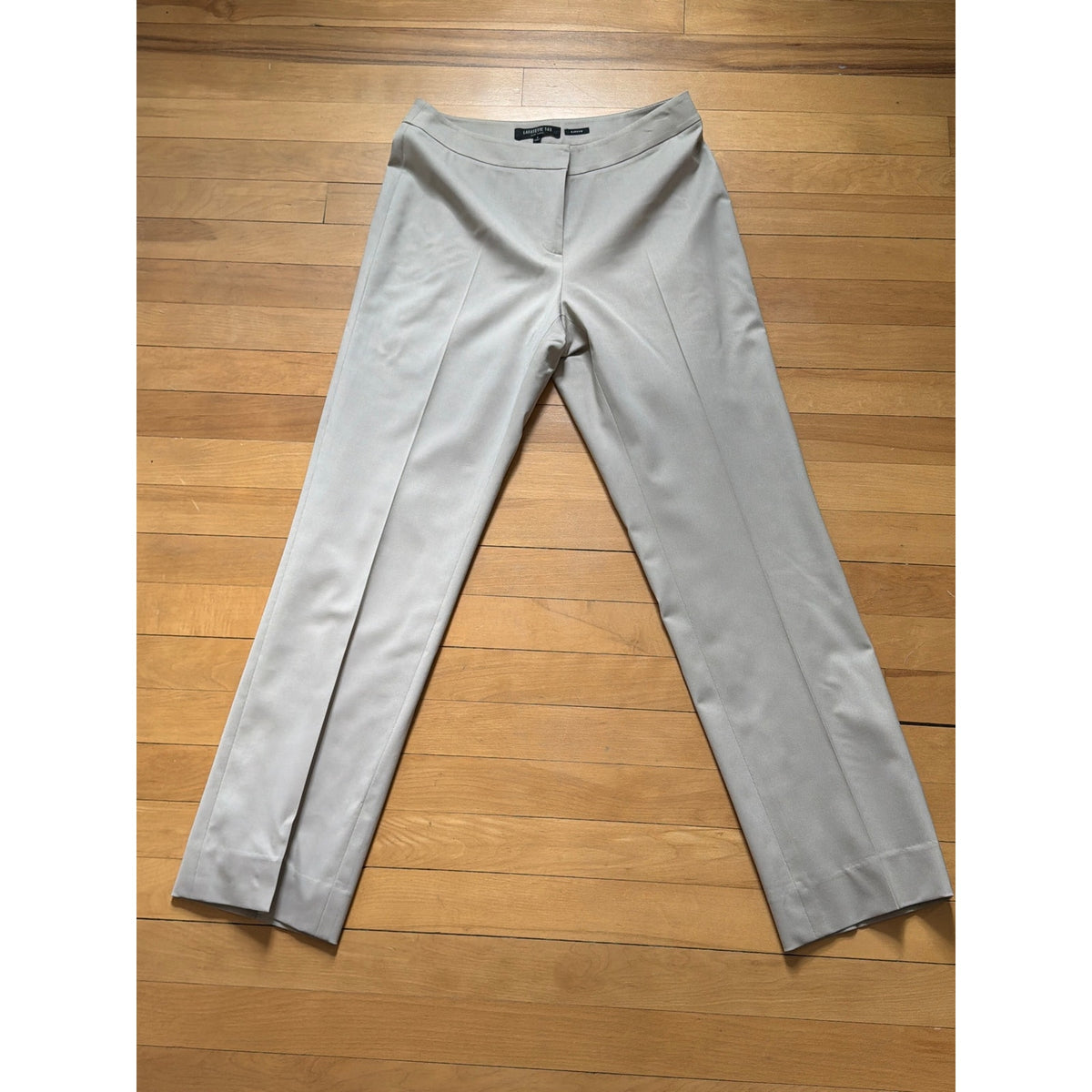 Lafayette 148 Size 2 Beige Mid Rise Borrow Style Pants