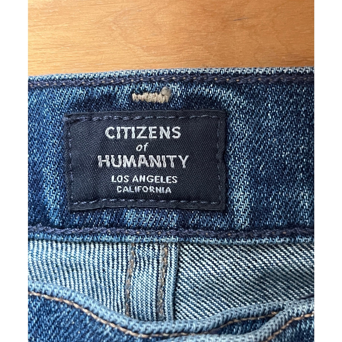 Citizens of Humanity Olivia High Rise Slim Ankle Jeans Size 24 Frayed Hem EUC