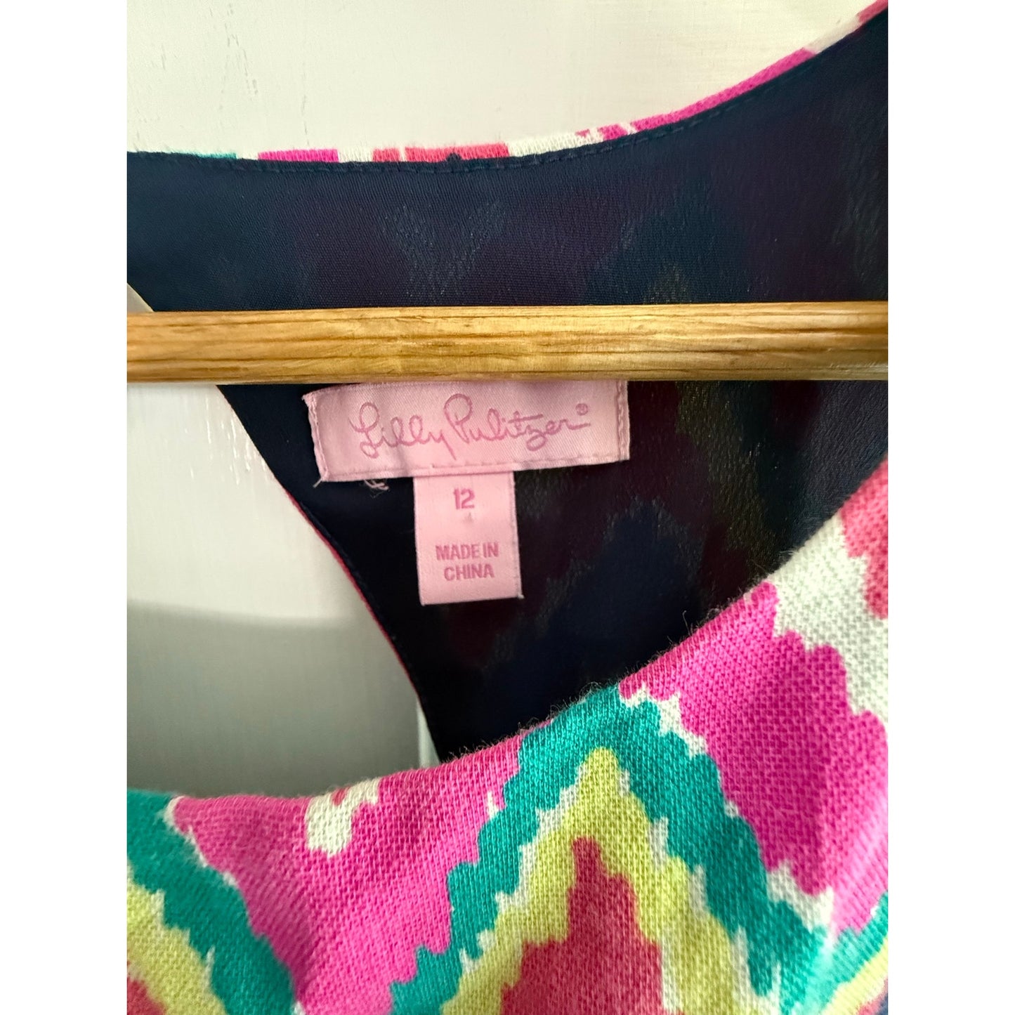 Lilly Pulitzer Dress Womens Size 12 Multicolor Floral Shift Casual Summer