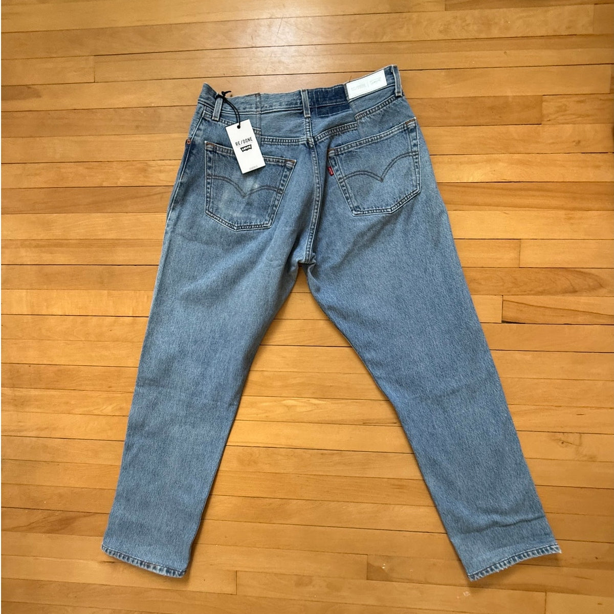 RE/DONE x Levi's Relaxed Straight Jeans - Vintage Indigo - Size 34 - NWT