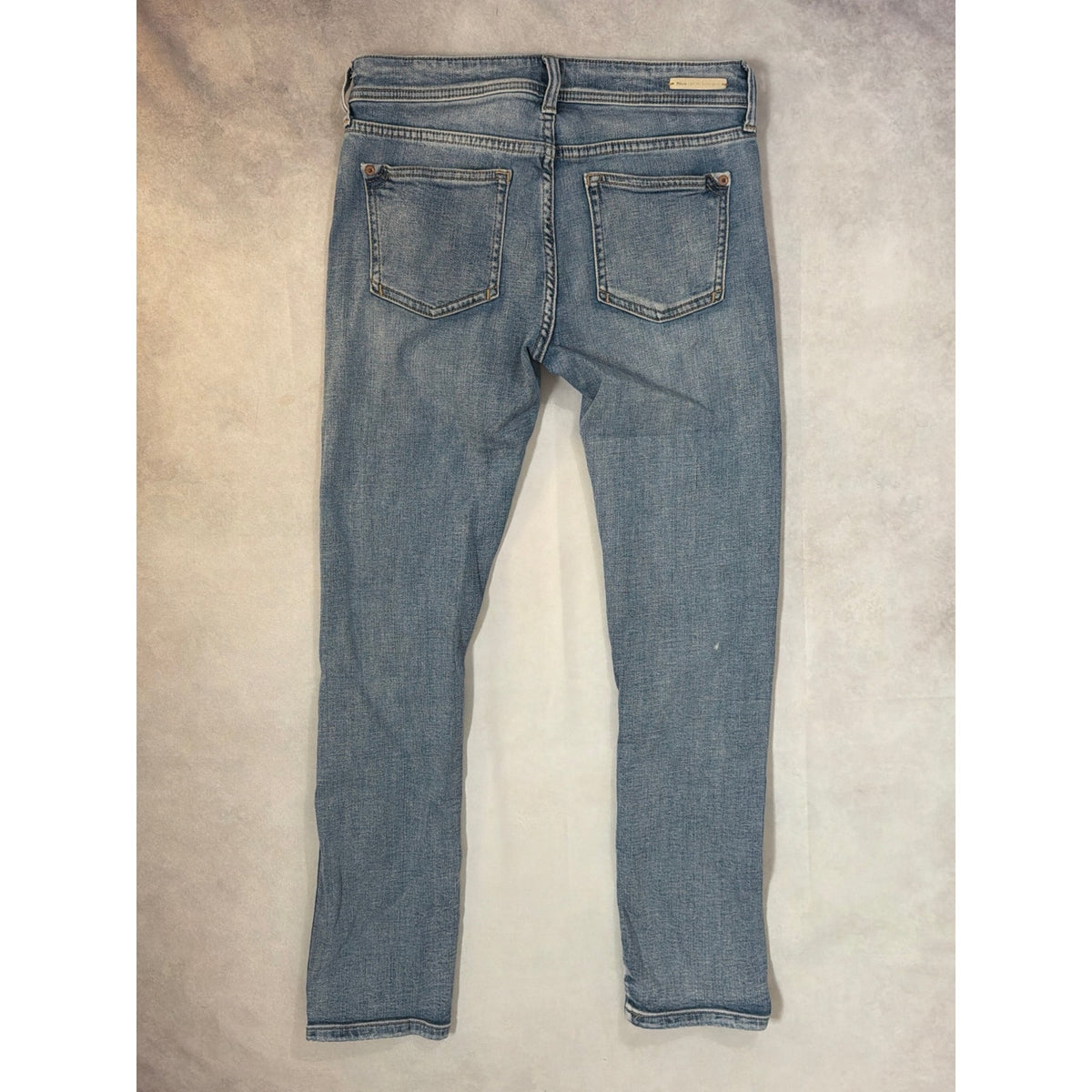 Pilcro Anthropologie Slim Boyfriend Jeans Womens 25 Light Wash Side Stripe Tape